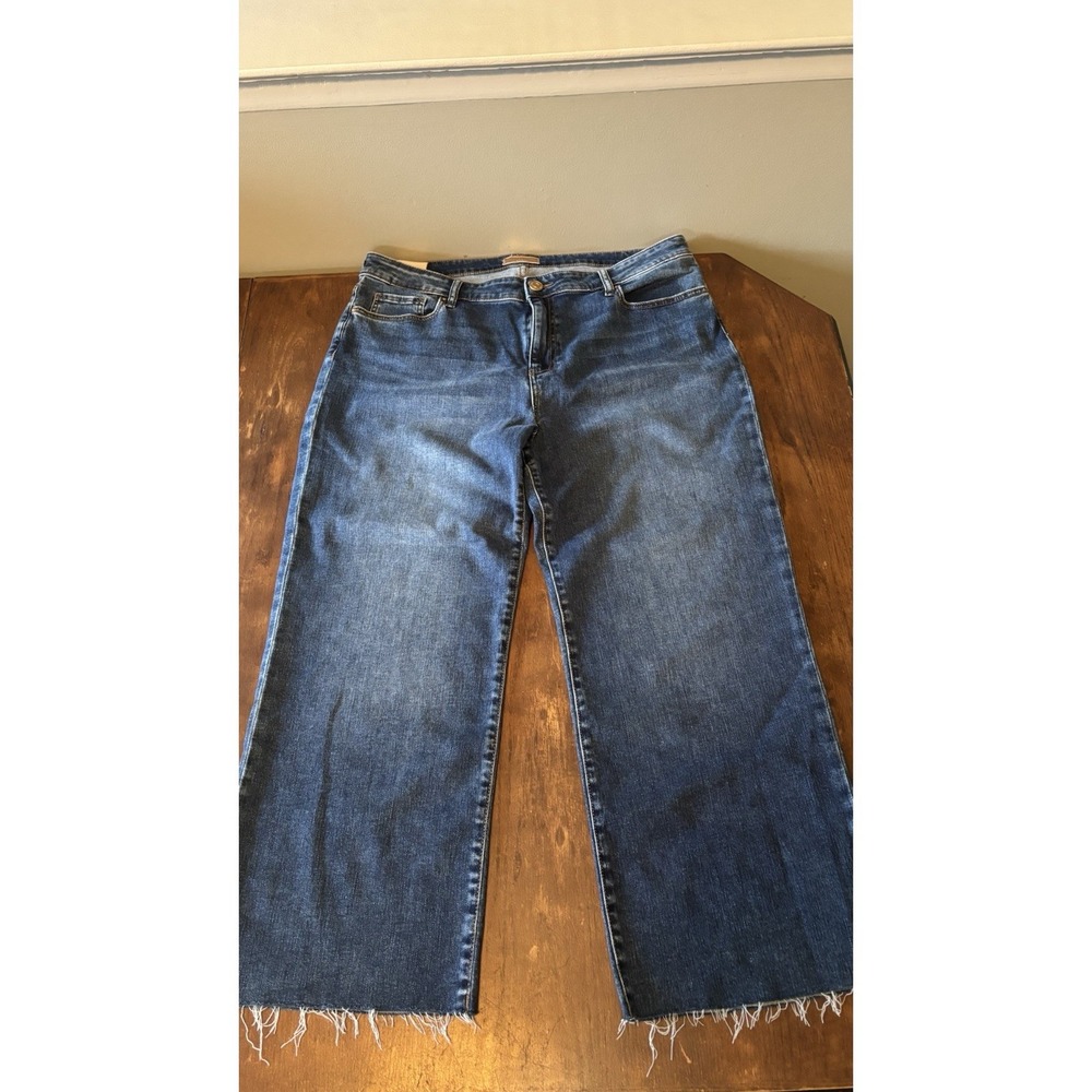 KUT From The Kloth Maggie Wide Drape Leg Jeans Size 18